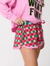 Shiraleah Print Pink Checkered Boxer Shorts Size L - photo 3