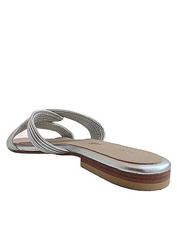 Sarah Stewart Women's Angela Swirl Leather Flat Sandal (view 2)