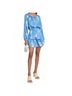 LoveShackFancy Floral Blue Popover Floral Dress Size S - photo 2