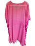 Just 100% Polyester Graphic Aztec Or Tribal Print Pink Swimsuit Cover Up One size - photo 2
