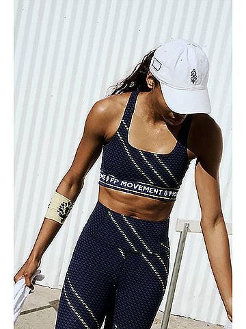 Free People Logo Never Better Square Neck Bra (view 2)