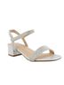 De Blossom Collection Silver Women's Beth Block Heel Size 7 - photo 1