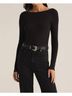Z Supply Solid Black Baela Bodysuit Size L - photo 4