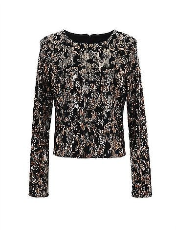 Le Superbe Kate Hybrid Top in Leopardo (view 2)