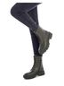 XTI Green Women's Combat Booties Size 8 - photo 5