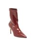 Stuart Weitzman Solid Red Women's Stretch Bootie Size 7 - photo 1