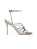Veronica Beard Silver Women's Aneesha Ankle Strap Sandal Size 7 1/2 - photo 1