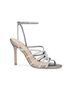 Veronica Beard Silver Women's Aneesha Ankle Strap Sandal Size 7 1/2 - photo 2