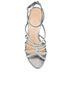 Veronica Beard Silver Women's Aneesha Ankle Strap Sandal Size 7 1/2 - photo 4