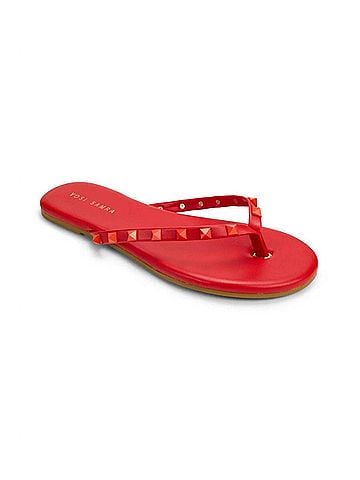 Yosi Samra Women's Rivington Stud Flip Flop Sandals (view 2)