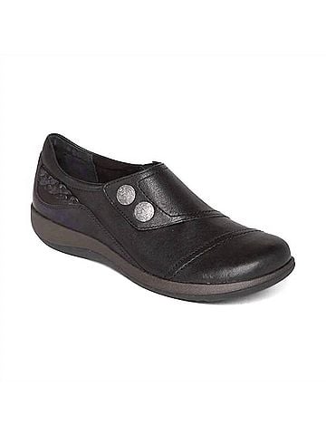 Aetrex Women's Karina Leather Monk Strap Shoe (view 2)