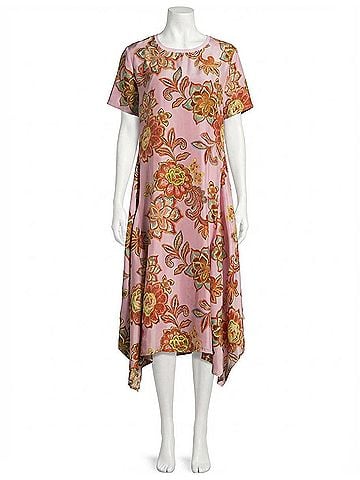Johnny Was Women's Floral Silk Dress (view 1)