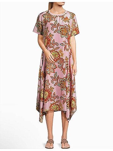 Johnny Was Women's Floral Silk Dress (view 2)
