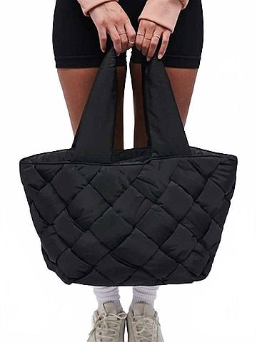 Sol and Selene Women's Intuition East West Woven Nylon Tote (view 2)