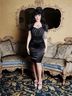 Deadly Dames Polka Dots Black White Cocktail Dress Size XL - photo 4