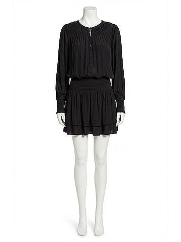 Ramy Brook Clarinda Smocked Drop Waist Mini Dress (view 1)