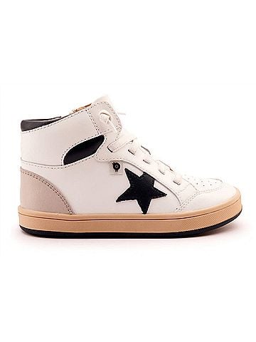 Old Soles Boys Star Tracker Leather High Tops Sneakers (view 2)