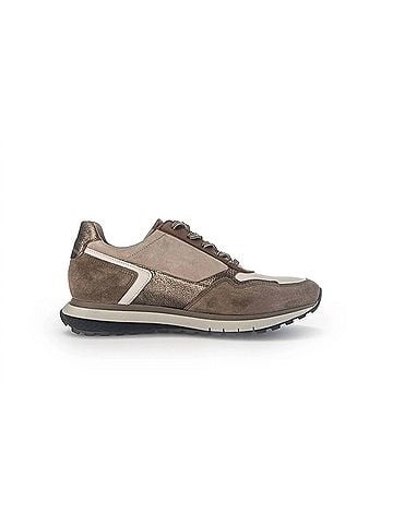 Gabor Women's Lavaredo Velour Met Latte Farro Champ Sneaker (view 1)
