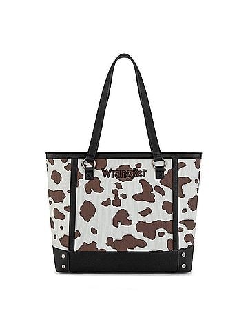 Wrangler Jeans Co Cow Print Tote (view 1)