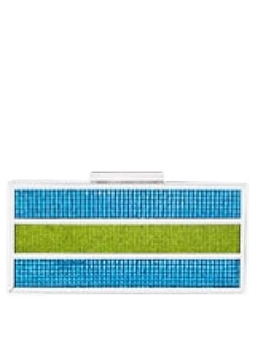 Nina Women's Ziona Colorblock Crystal Minaudiere Clutch (view 1)