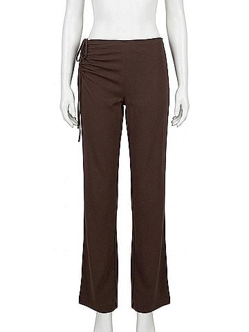 Christopher Esber Bertoria Hiker Pants in Chocolate (view 1)