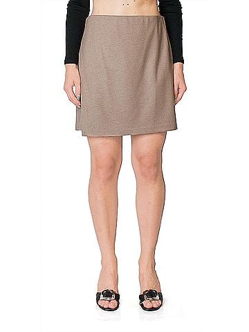 Vince. Asymmetric Paneled Skirt in Birch (view 2)