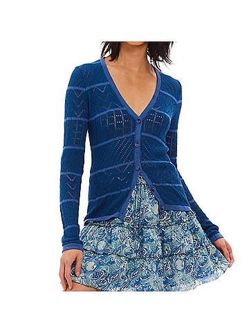 Allison Gloria Cardigan in Navy (view 2)