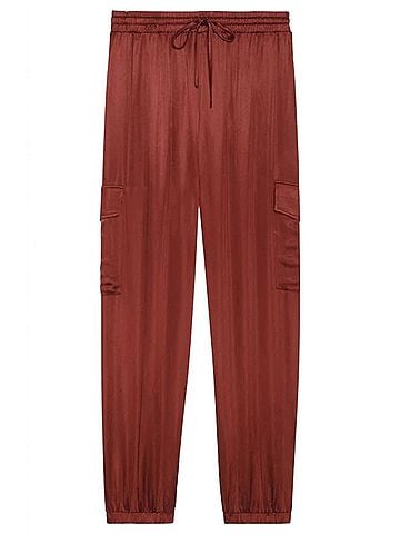 NATION LTD Women's Carlo Trouser in Cinnamon (view 1)