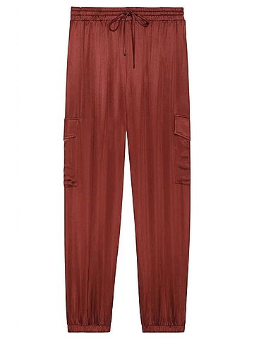 NATION LTD Women's Carlo Trouser in Cinnamon (view 1)