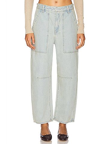 Enza Costa Marine Utility Pant in Nostalgia Wash (view 2)