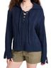 Ciao Lucia Blue Karolin Pullover in Boat Size M - photo 3