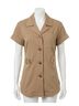 Lyssé Brown Valley Elasticated Waist Jacket in Pecan Size S - photo 1