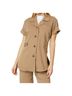 Lyssé Brown Valley Elasticated Waist Jacket in Pecan Size S - photo 2