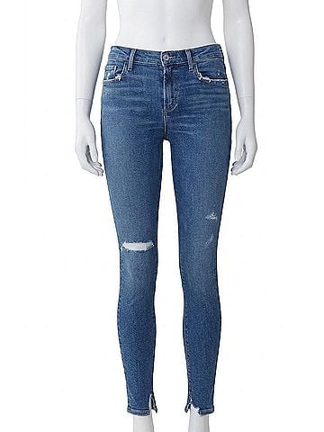 AGOLDE Sophie High-Rise Ankle Pentacle Jeans in Blue (view 1)