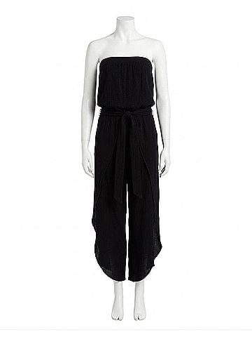 Drew Emerson Eden Gauze Jumpsuit in Black (view 1)