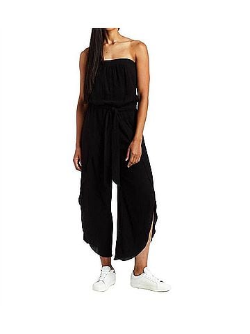 Drew Emerson Eden Gauze Jumpsuit in Black (view 2)