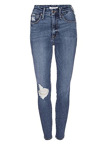 Good American Women's Good Waist Jeans in Blue (view 2)
