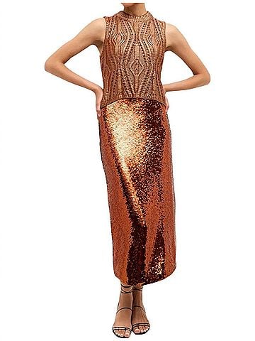 Marie Oliver Wray Skirt in Cinnamon (view 2)