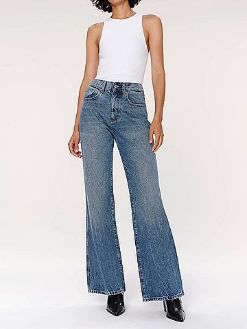 DL1961 Women's Desi Boot High Rise 32 Jean in Endless Sea (view 2)