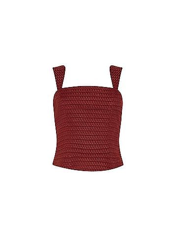Amanda Uprichard Ceronne Corset Tank Top (view 1)