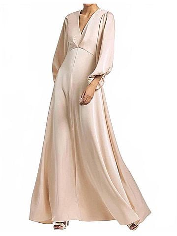 Sachin + Babi Jenny Satin Crepe Gown (view 2)