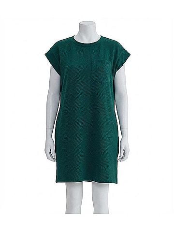 Entro Quilted Round Neck Sleeveless Mini Dress (view 1)