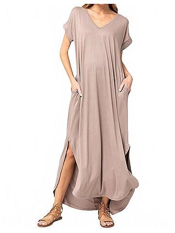 Entro Everyday Pocket Maxi Dress (view 2)