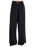 Amanda Uprichard Solid Black Noho Pant Size M - photo 2