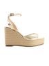 Andrea Gold Women's Ankle Strap Sandal Size 9 - photo 1