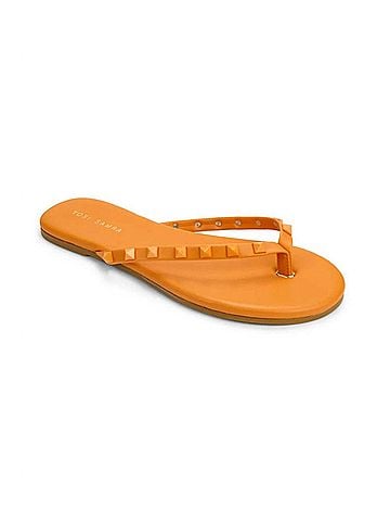 Yosi Samra Women's Rivington Stud Flip Flop Sandals (view 2)