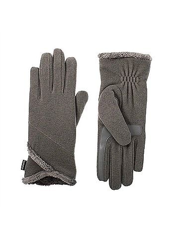 Isotoner Women's Smartdri Fleece Gloves With Overlap Wrist (view 1)