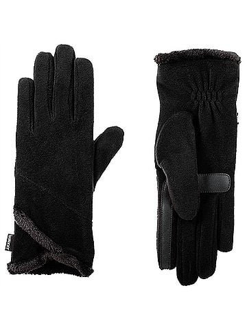 Isotoner Women's Smartdri Fleece Gloves With Overlap Wrist (view 1)
