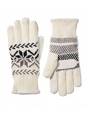 Isotoner Women's Chenille Snowflake Gloves (view 1)
