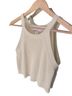 Dillard's Ivory Sleeveless Top Size L - photo 2